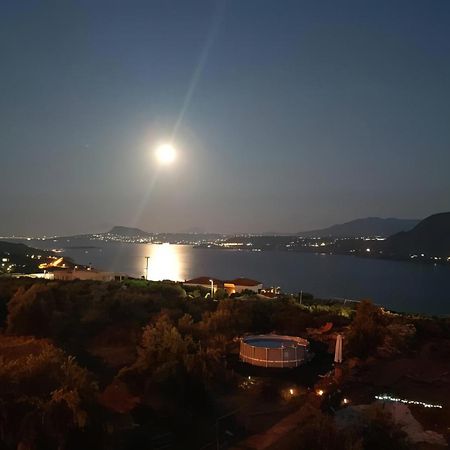 Souda Bay View With Private Pool Near Chania City Екстериор снимка