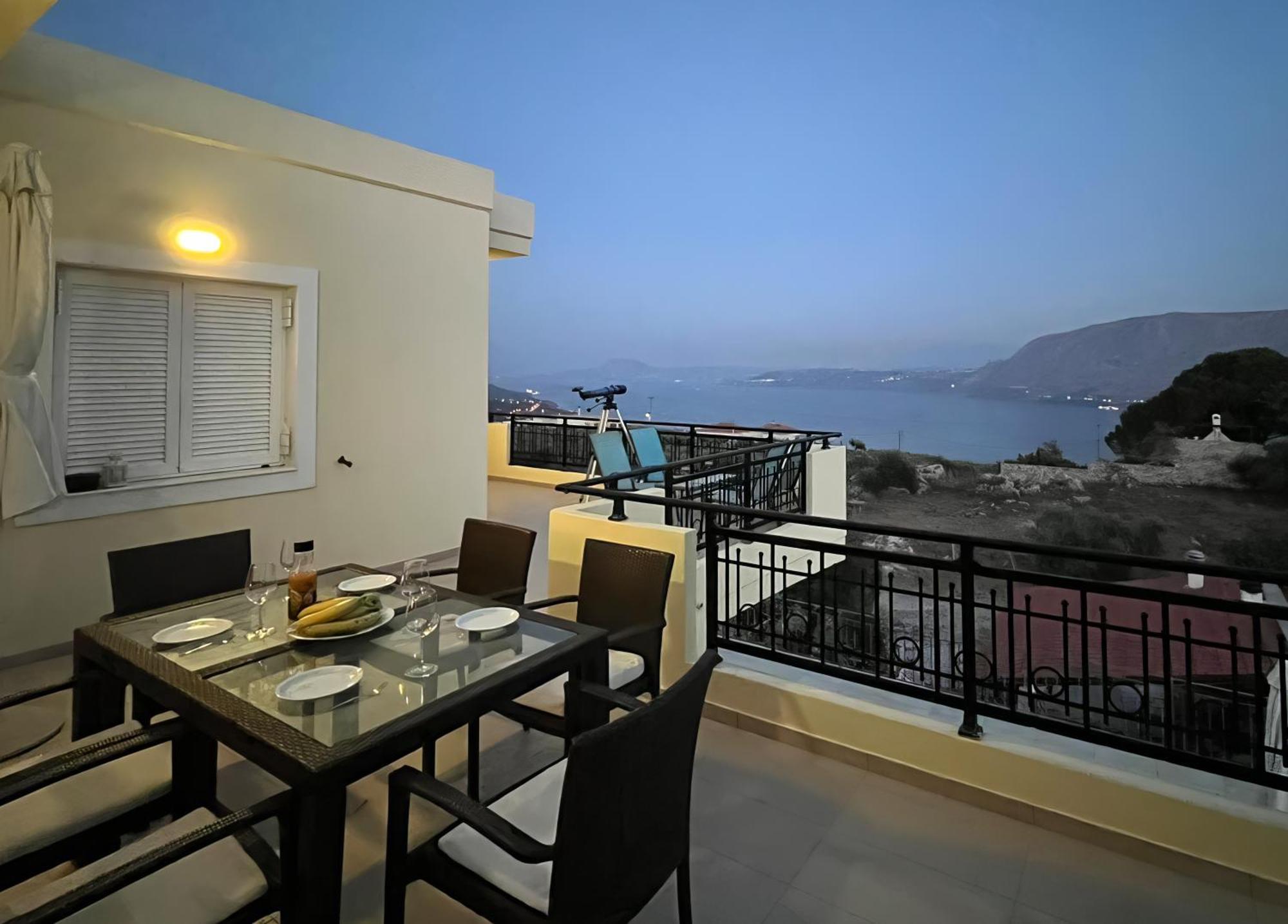 Souda Bay View With Private Pool Near Chania City Екстериор снимка
