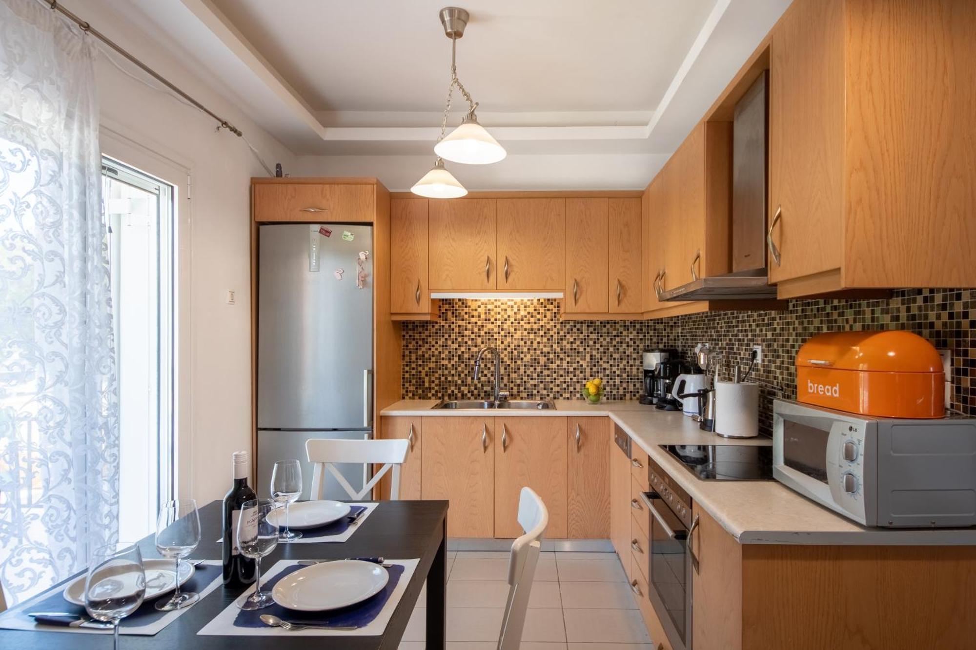 Souda Bay View With Private Pool Near Chania City Екстериор снимка